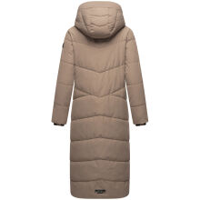 Navahoo Hingucker XIV ladies winter jacket Taupe Grey Größe XS - Gr. 34