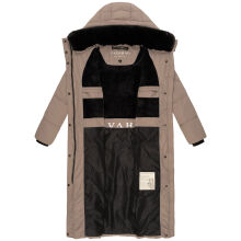 Navahoo Hingucker XIV ladies winter jacket Taupe Grey Größe XS - Gr. 34
