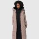 Navahoo Hingucker XIV ladies winter jacket Taupe Grey Größe XS - Gr. 34