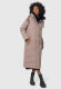 Navahoo Hingucker XIV ladies winter jacket Taupe Grey Größe M - Gr. 38