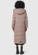 Navahoo Hingucker XIV ladies winter jacket Taupe Grey Größe M - Gr. 38