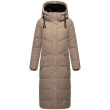 Navahoo Hingucker XIV Damen Winterjacke Taupe Grey Gr&ouml;&szlig;e L - Gr. 40