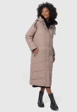 Navahoo Hingucker XIV ladies winter jacket Taupe Grey Größe XL - Gr. 42