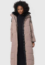 Navahoo Hingucker XIV ladies winter jacket Taupe Grey...