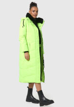 Navahoo Hingucker XIV ladies winter jacket Neon Green Größe M - Gr. 38