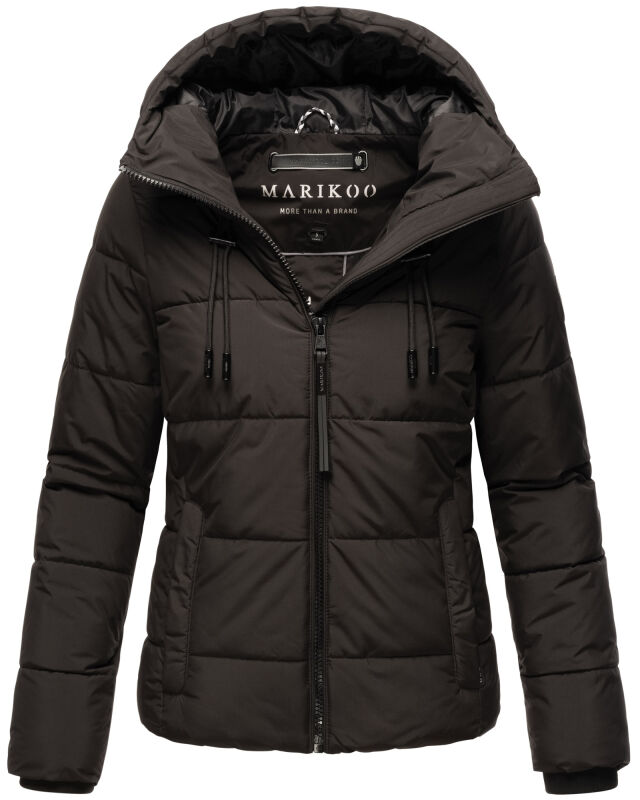 Marikoo Shimoaa XVI Damen Winter Steppjacke Schwarz Gr&ouml;&szlig;e XXL - Gr. 44