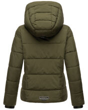 Marikoo Shimoaa XVI Damen Winter Steppjacke Dark Olive Größe XL - Gr. 42