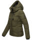 Marikoo Shimoaa XVI Damen Winter Steppjacke Dark Olive Größe XL - Gr. 42