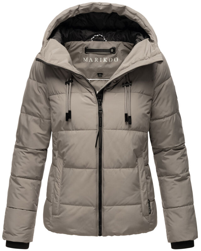Marikoo Shimoaa XVI Damen Winter Steppjacke Grau Gr&ouml;&szlig;e L - Gr. 40