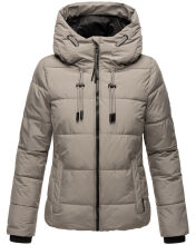 Marikoo Shimoaa XVI Damen Winter Steppjacke Grau Gr&ouml;&szlig;e XXL - Gr. 44