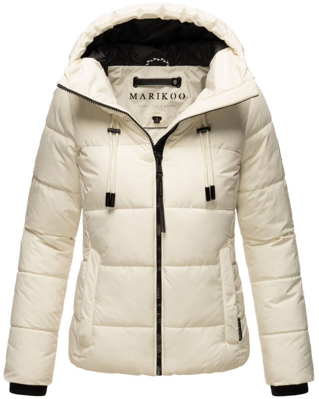 Marikoo Shimoaa Damen Winter Steppjacke Off White