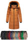 Marikoo Natsukoo Damen Winter Steppjacke lang