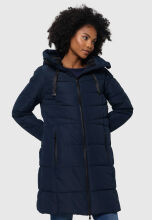 Marikoo Natsukoo Damen Winter Steppjacke lang Navy...