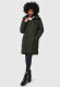 Marikoo Natsukoo Damen Winter Steppjacke lang Dark Olive Größe S - Gr. 36