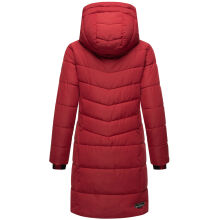 Marikoo Natsukoo Damen Winter Steppjacke lang Dark Red Größe XS - Gr. 34