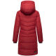 Marikoo Natsukoo Damen Winter Steppjacke lang Dark Red Größe XS - Gr. 34