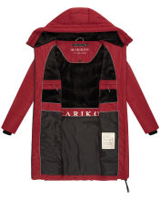 Marikoo Natsukoo Damen Winter Steppjacke lang Dark Red Größe S - Gr. 36