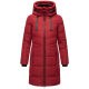 Marikoo Natsukoo Damen Winter Steppjacke lang Dark Red Größe XXL - Gr. 44