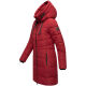 Marikoo Natsukoo Damen Winter Steppjacke lang Dark Red Größe XXL - Gr. 44