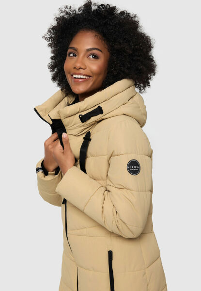 Marikoo Natsukoo XVI ladies winter quilted jacket Beige Größe M - Gr. 38