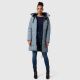Marikoo Natsukoo Damen Winter Steppjacke lang Powder Blue Größe L - Gr. 40