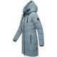 Marikoo Natsukoo Damen Winter Steppjacke lang Powder Blue Größe L - Gr. 40