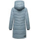 Marikoo Natsukoo Damen Winter Steppjacke lang Powder Blue Größe XL - Gr. 42