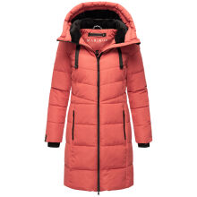 Marikoo Natsukoo Damen Winter Steppjacke lang Rouge Gr&ouml;&szlig;e S - Gr. 36