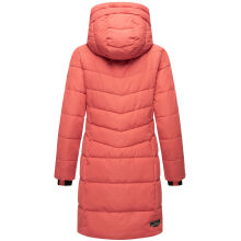 Marikoo Natsukoo Damen Winter Steppjacke lang Rouge Gr&ouml;&szlig;e XXL - Gr. 44