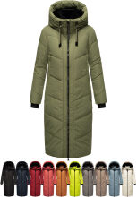 Marikoo Nadaree lange Damen Winter Steppjacke