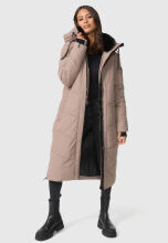 Marikoo Nadaree XVI Damen Winterjacke B979 Taupe Grey Größe L - Gr. 40