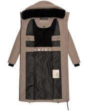 Marikoo Nadaree XVI Damen Winterjacke B979 Taupe Grey Größe L - Gr. 40