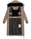 Marikoo Nadaree XVI Damen Winterjacke B979 Taupe Grey Größe L - Gr. 40