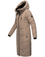 Marikoo Nadaree XVI Damen Winterjacke B979 Taupe Grey Gr&ouml;&szlig;e XL - Gr. 42