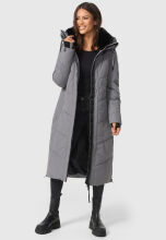 Marikoo Nadaree XVI Damen Winterjacke B979 Grau Gr&ouml;&szlig;e S - Gr. 36