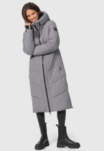 Marikoo Nadaree XVI Damen Winterjacke B979 Grau Gr&ouml;&szlig;e S - Gr. 36