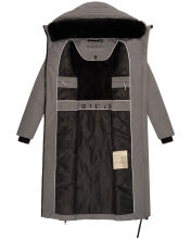 Marikoo Nadaree XVI Damen Winterjacke B979 Grau Gr&ouml;&szlig;e S - Gr. 36