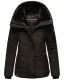Navahoo Sag Ja XIV Damen Winter Steppjacke Schwarz Größe XL - Gr. 42