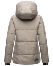 Navahoo Sag Ja XIV Damen Winter Steppjacke Grau Größe L - Gr. 40