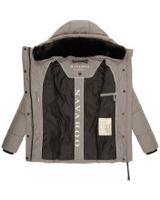 Navahoo Sag Ja XIV Damen Winter Steppjacke Grau Größe L - Gr. 40