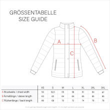 Navahoo Sag Ja XIV Damen Winter Steppjacke Grau Größe L - Gr. 40