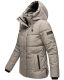 Navahoo Sag Ja XIV Damen Winter Steppjacke Grau Größe L - Gr. 40
