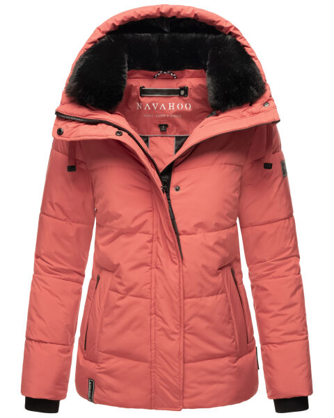 Navahoo Sag Ja XIV Damen Winter Steppjacke Rouge Größe M - Gr. 38