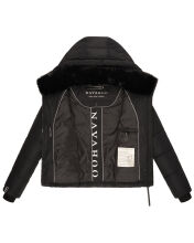Navahoo Mit Liebe XIV Damen Winter Steppjacke Schwarz Größe XXL - Gr. 44
