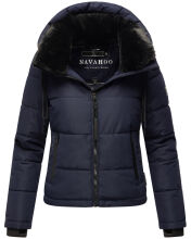 Navahoo Mit Liebe XIV Damen Winter Steppjacke Navy...