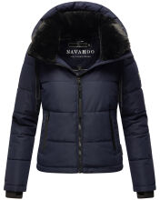 Navahoo Mit Liebe XIV Damen Winter Steppjacke Navy...