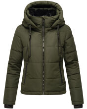 Navahoo Mit Liebe XIV ladies winter quilted jacket Dark Olive Größe XS - Gr. 34