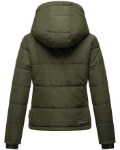 Navahoo Mit Liebe XIV Damen Winter Steppjacke Dark Olive Größe M - Gr. 38