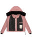 Navahoo Mit Liebe XIV ladies winter quilted jacket Dark Rose Größe XS - Gr. 34