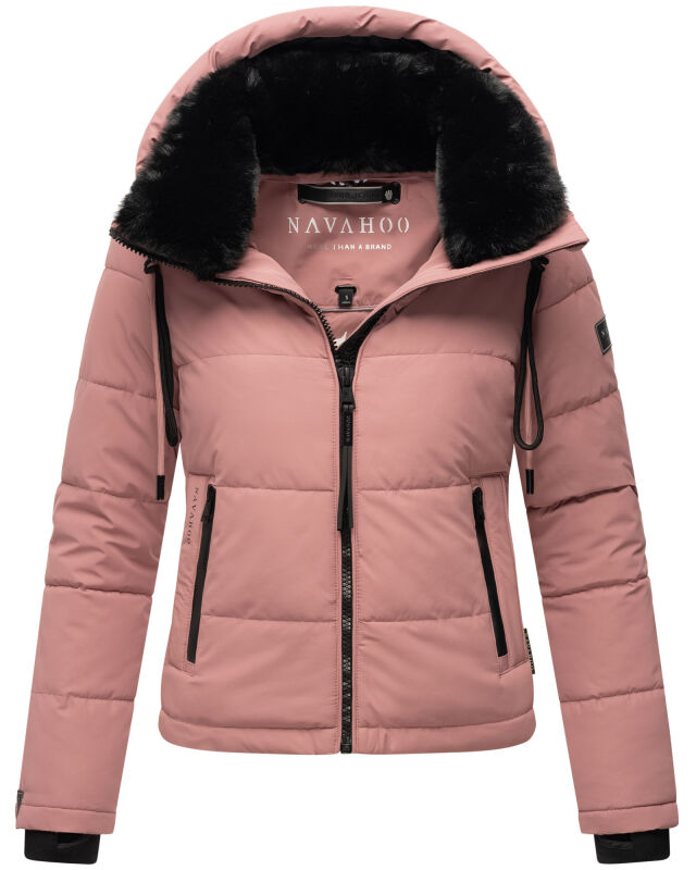 Navahoo Mit Liebe Damen Winter Steppjacke Dark Rose